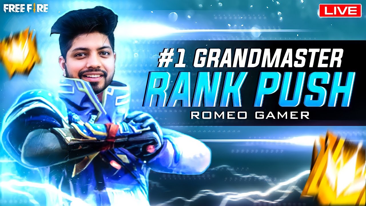 Free Fire Live- GrandMaster Rank Pushing To Top 1 - YouTube