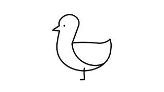 Tutorial Menggambar Bebek Kreasita
