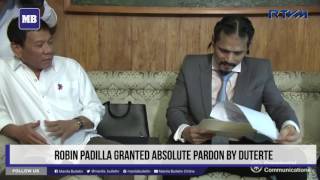 Robin Padilla granted absolute pardon by Duterte