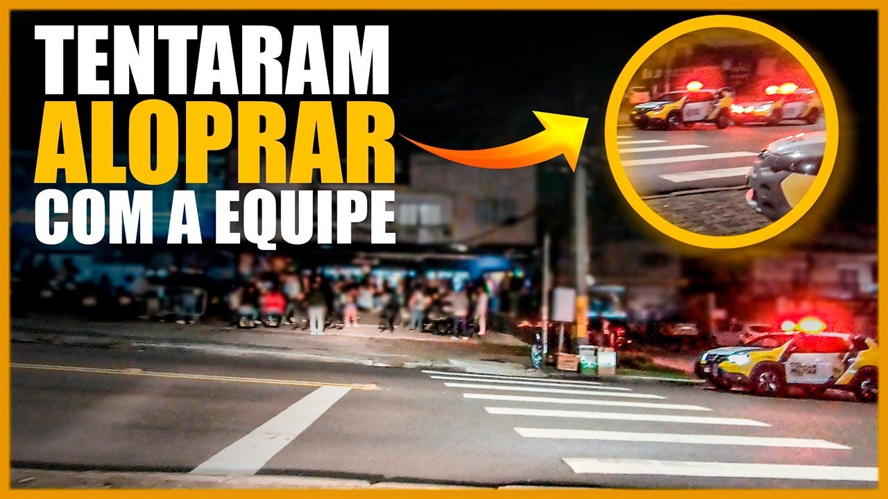 PMPR - PERTURBAÇÃO DO SOSSEGO - "TENTARAM ALOPRAR COM A EQUIPE"