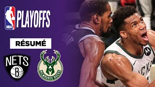 RESUME NBA VF : Game 7 historique face aux Nets, les Bucks en finale de Conférence !