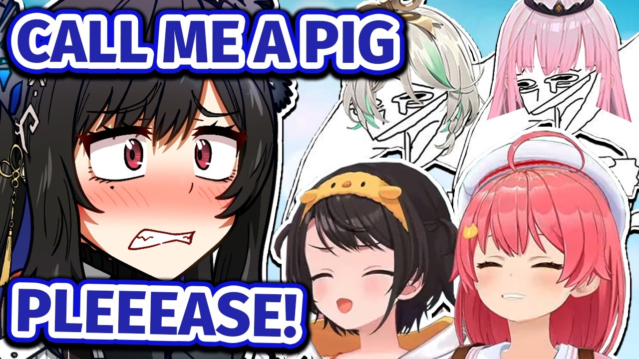 Miko Subaru CC and Calli Can't Stop Laughing After Nerissa's Perfect La+ Impression