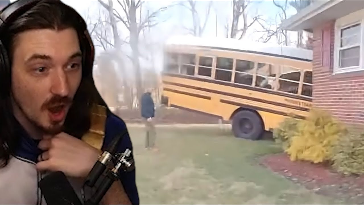 He Drove A BUS Into A HOUSE!