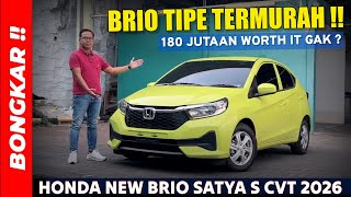 UNVEILED!! 2026 HONDA NEW BRIO SATYA S CVT || EXTERIOR & INTERIOR REVIEW OF THE NEWEST BASE TRIM