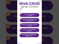 Web CRUD Bar | Dynamic Server Control for ASP.NET &amp; SQL | Smart Data Management