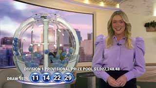 Powerball Results - Draw 1579 - 20 August 2026