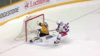 Jimmy Vesey shootout goal vs Nashville | 12/17/2016 [HD]