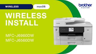 MFCJ6960DW wireless setup - Mac