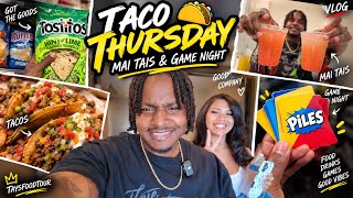 We Turned Taco Thursday Into a Whole Date Night 🌮🍹 | Game Night Vlog