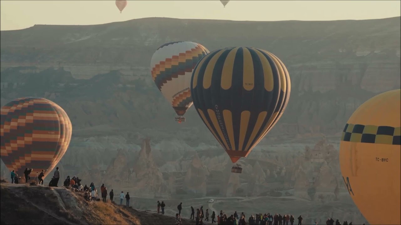 10 Hours  Beautiful Hot Air Balloon Relaxing Piano Music   Meditation Sleep Music HD 1080p