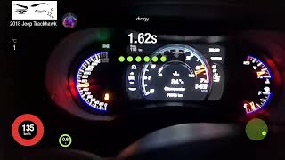 Jeep Grand Cherokee TRACKHAWK acceleration 100-200 km/h 6.2L V8 HEMI