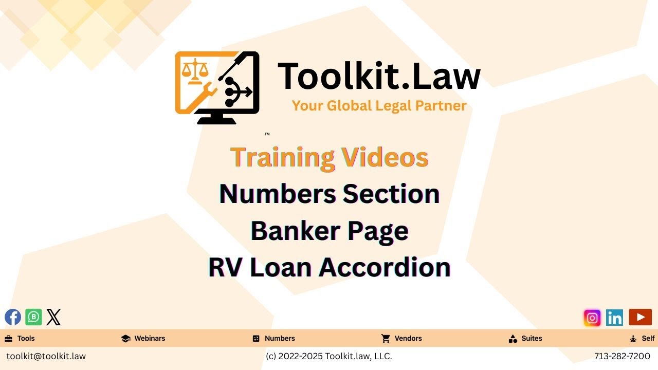 Toolkit.law RV Loan Calculator | Smart Financing for Legal Professionals