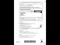 Pearson Edexcel GCSE Statistics Paper 2h 2025 Question Paper
