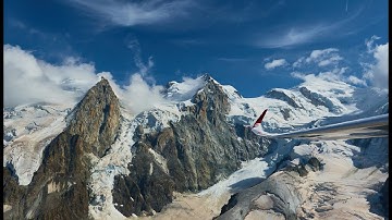 Soaring peaks of the French Alps