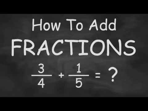 How To Add Fractions - Fast and Easy fraction addition