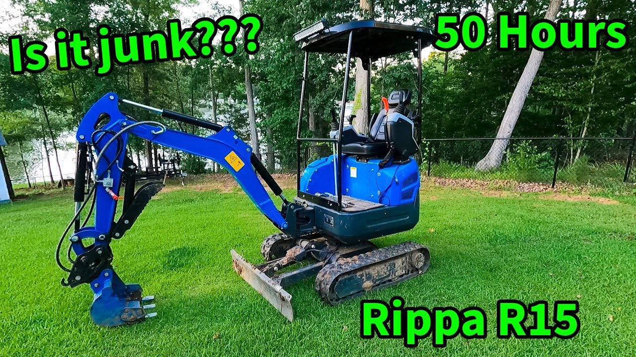 Chinese Mini Excavator 50 Hour Review - Rippa R15