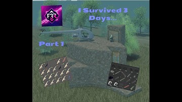 I Survived 3 Days In Trident Survival As A Solo - Part 1 #tridentsurvivalv5 #tridentsurvival