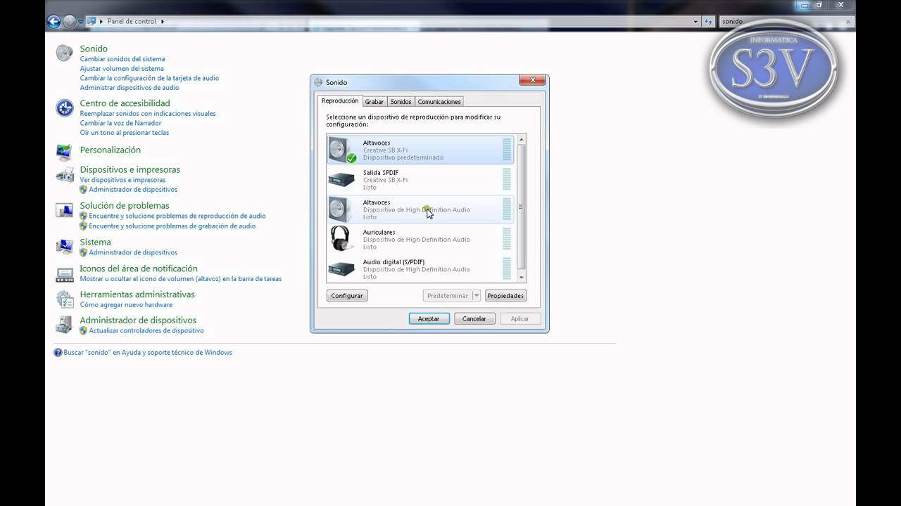 Windows 7 - Configurar volumen de sonido - YouTube