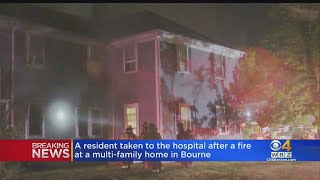 One Person Taken To Hospital After Fire In Multi-Family Home In Bourne