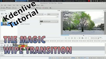 The Magic of Wipe Transition - Kdenlive Tutorial