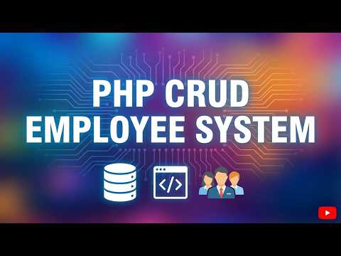 Build a PHP CRUD Employee System in 1 Hour 🚀 (MySQLi Full Tutorial)