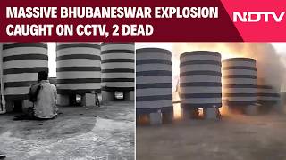 Bhubaneswar Blast Cctv Captures Mive Explosion In Sundarpada, Odisha 2 Dead, 4 Injured