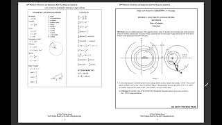 AP Physics C: E&M  2024 Free Response Questions Set 1