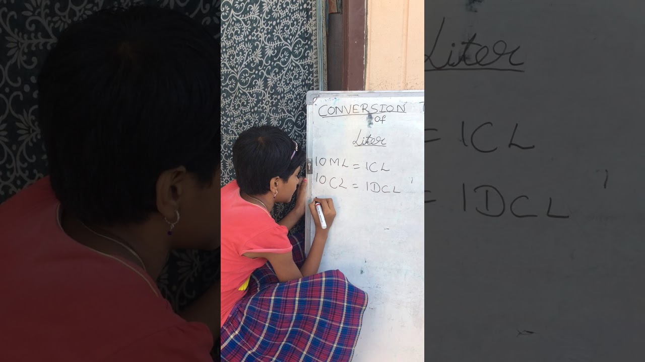Conversion Table Liter - YouTube