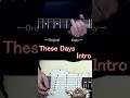 These Days Intro #bonjovi #richesambora #guitar #hrhm #stratocaster