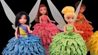 TINKERBELL FAIRY CUPCAKES! How to make Tinkerbell & Friends Fairy Princess Cupcakes