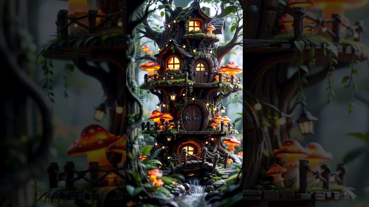 “Fantasy Treehouse Made by AI – Too Magical to Ignore” 
