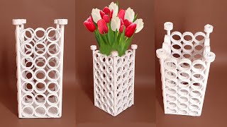 Kağıttan Vazo Nasıl Yapılır ? / How to Make Paper Flower Vase ?