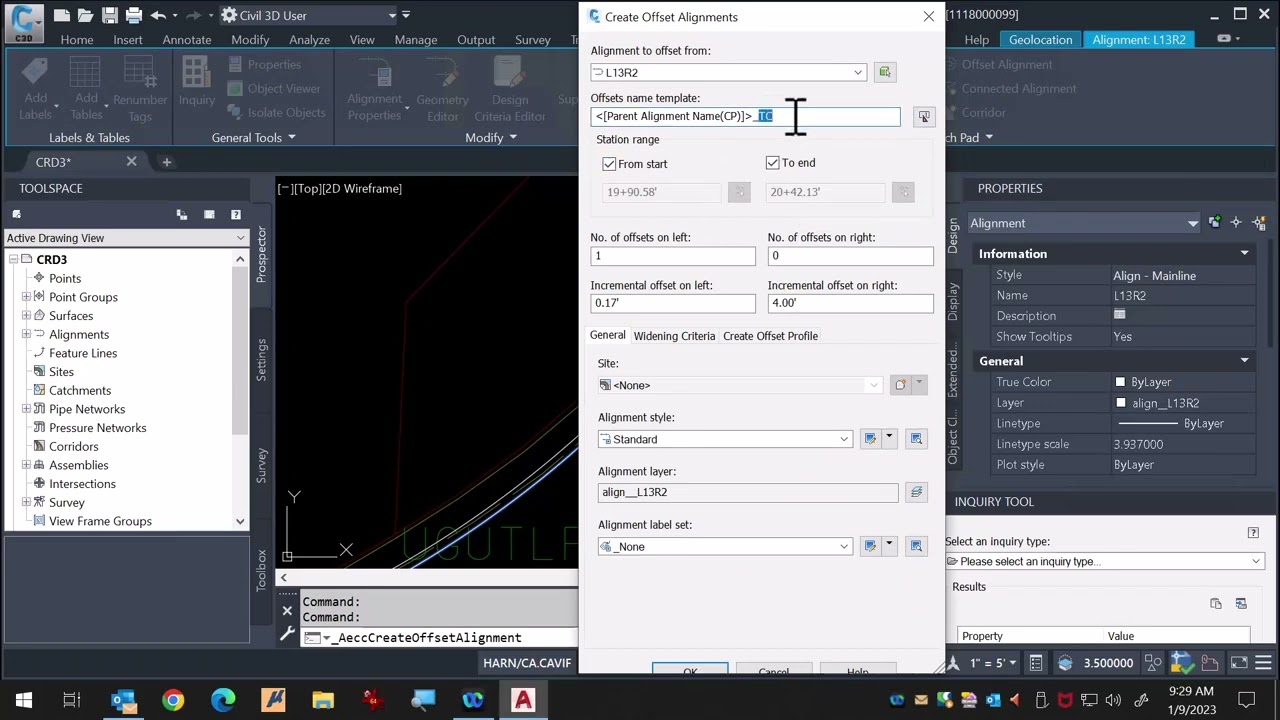 CRD3 - Creating Offset Alignments