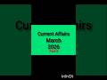 Current affairs march-2026(part-2)##psc