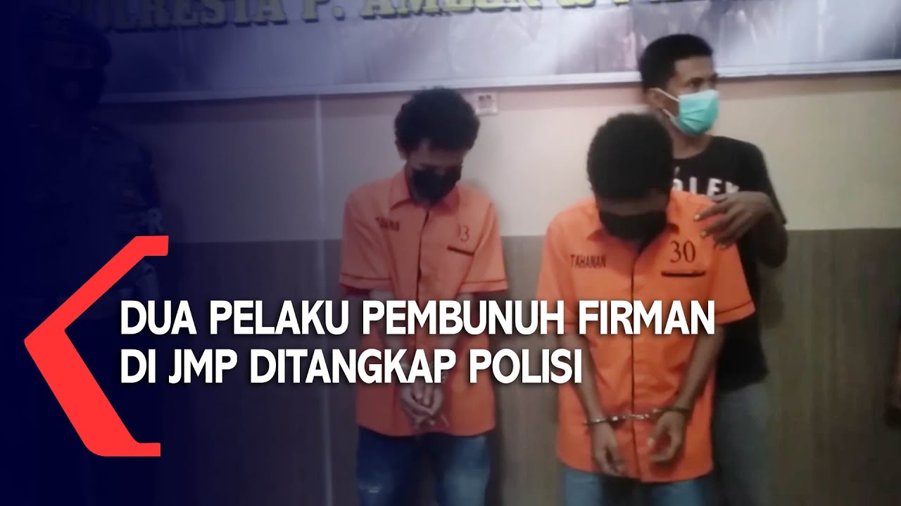 Dua Pelaku Pembunuh Firman di JMP Ditangkap Polisi