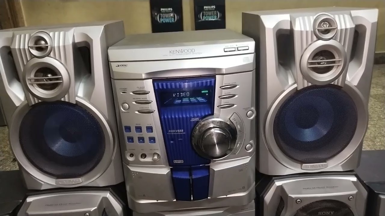 Kenwood hi fi music system - YouTube