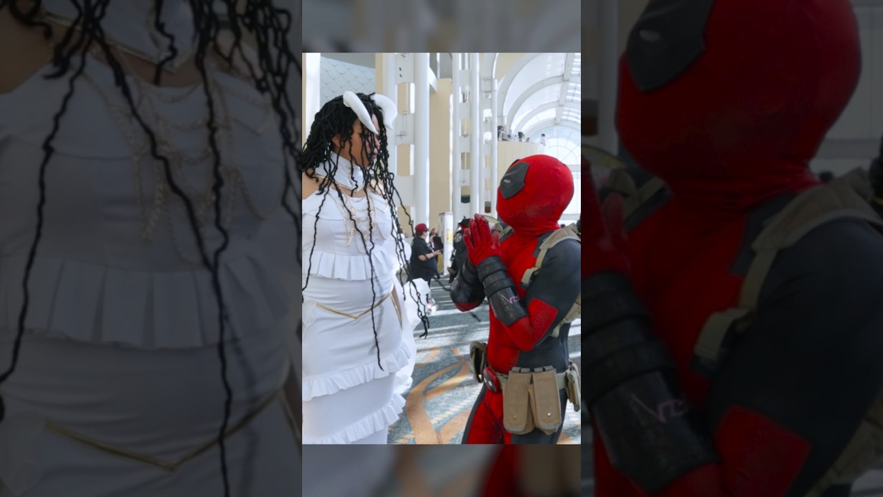 Death by SnuSnu with Albedo 😍 #deadpool #anime #cosplay