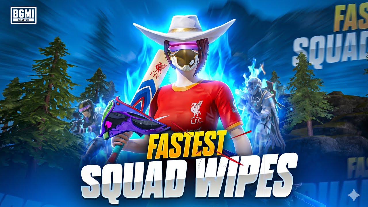 FASTEST SQUAD WIPES BGMI GAMEPLAY 😍 PUBG MOBILE -BGMI - YouTube