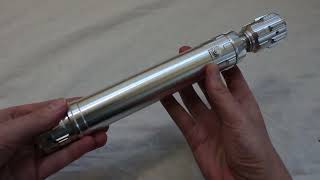 REVIEW Saber Foundry AEO Lightsaber Hilt (Blank Canvas Style)
