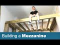 Building a Freestanding Mezzanine