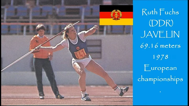 Ruth Fuchs (DDR) JAVELIN 69.16 meters at the 1978 ...