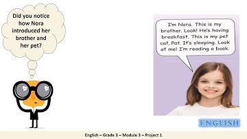 Grade 3   English   Module 3   Project 1