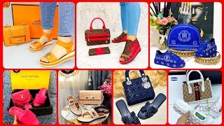 Preciosos e impresionantes bolsos de diseñador para mujer con zapatos