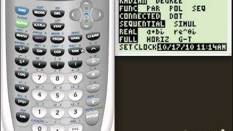 TI 84 Plus Basics Part 2