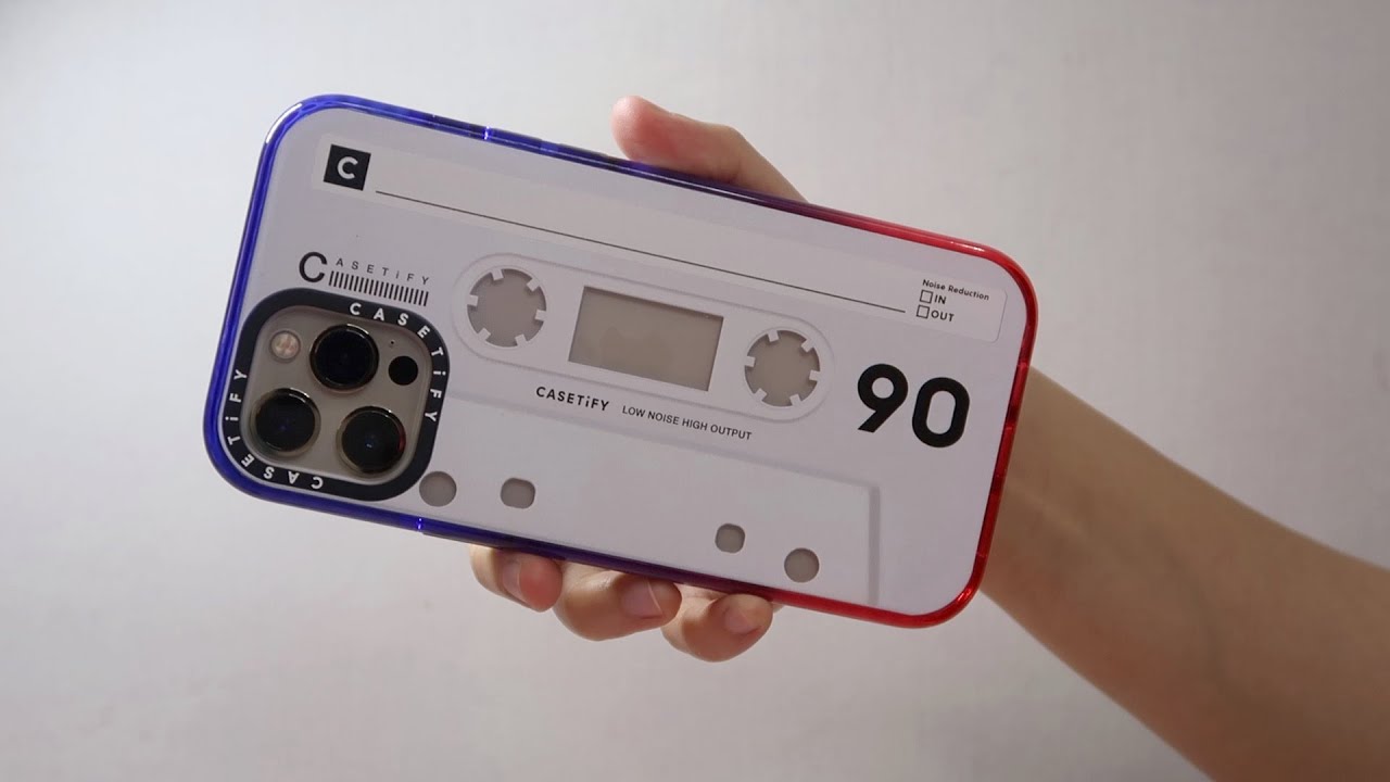 CASETiFY Cassette Collection | Mixtape White in Sunset Impact Case