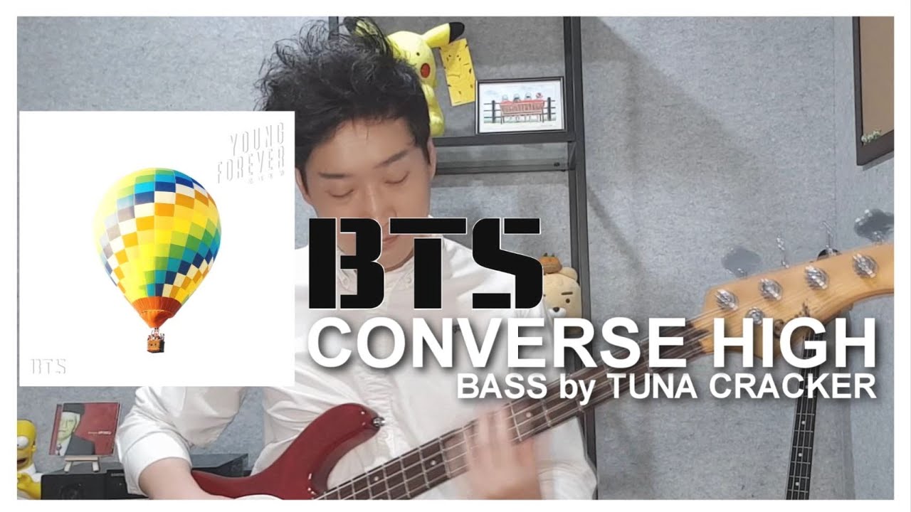 BTS 방탄소년단 - CONVERSE HIGH / BASS COVER : Cort PJ 베이스 기타 커버 Guitar - YouTube