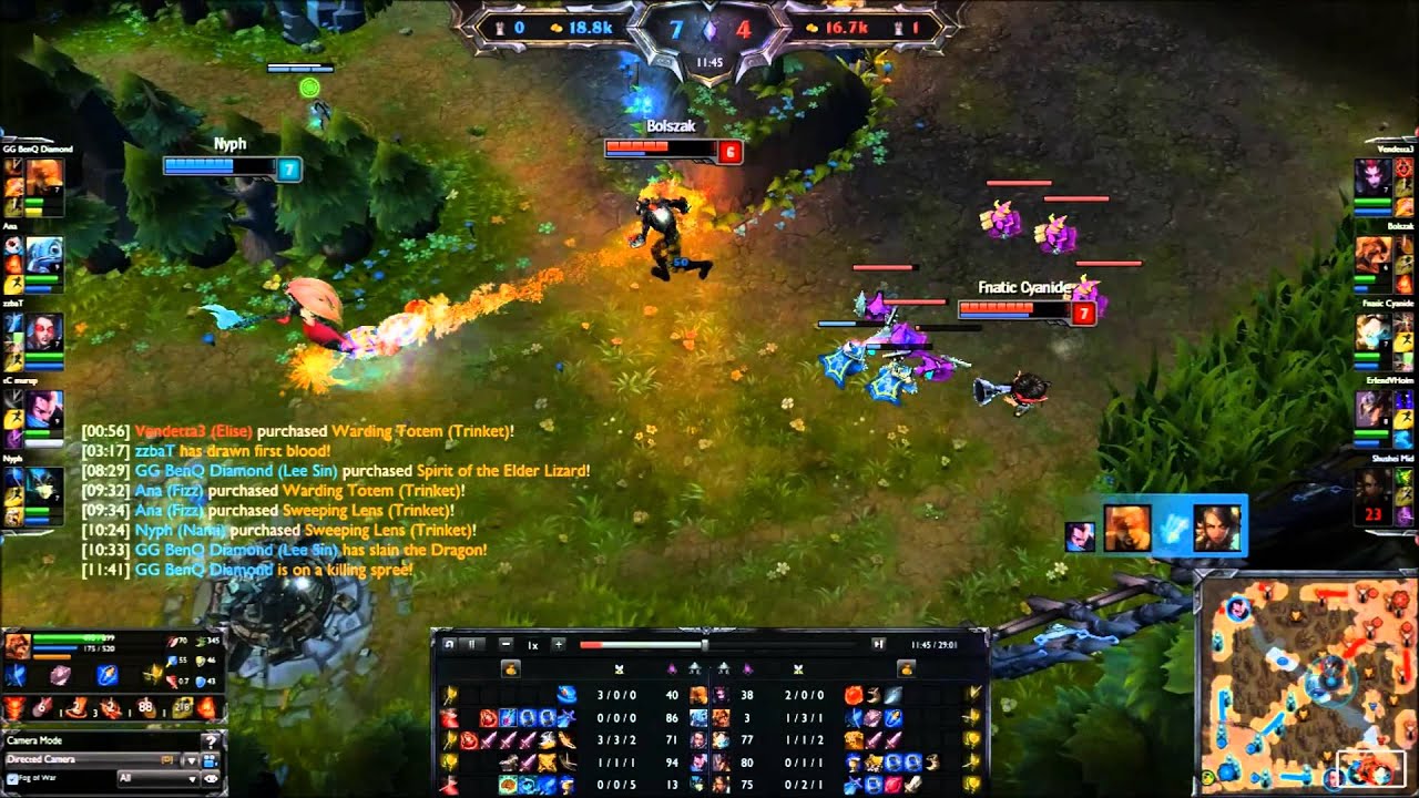 GMB Diamond, ALL Tabzz & Nyph vs. Fnatic Cyanide & Shushei - LoL Challenger EUW SoloQ