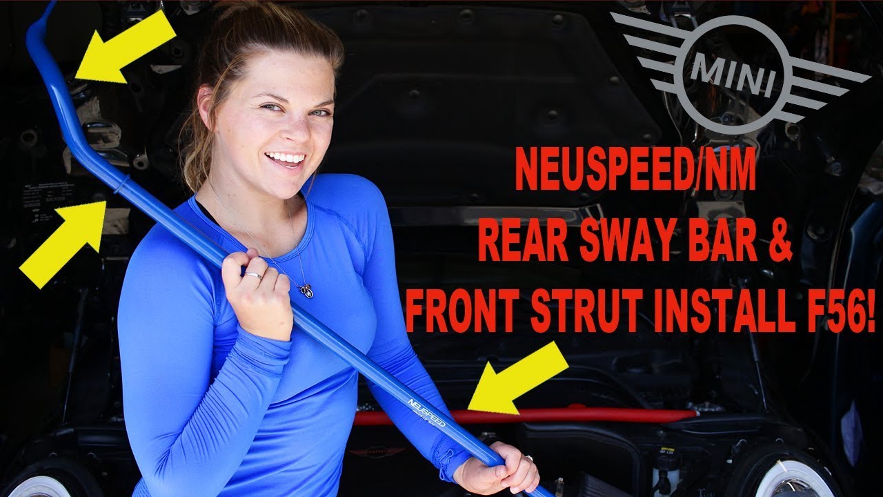Mini Cooper F56 NM strut and sway bar install! YouTube