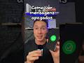 COMO VER MENSAGENS APAGADAS NO WHATSAPP #dicas #whatsapp #androidtips #whatsapptips #guicassiri