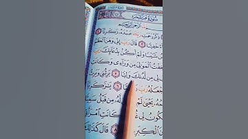 سورة مريم الشيخ سعود الشريم
